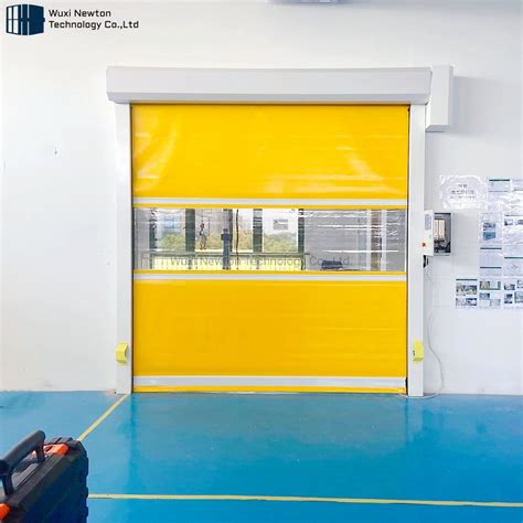 Industrial Factory High Speed PVC Industrial Folding Rolling Door - China High Speed Door and ...