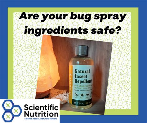 Are your mosquito spray repellent ingredients safe? - Scientific ...