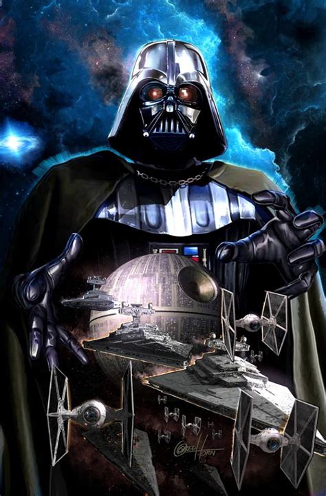 STAR WARS #1 Darth Vader Comic Cover Art by Greg Horn — GeekTyrant