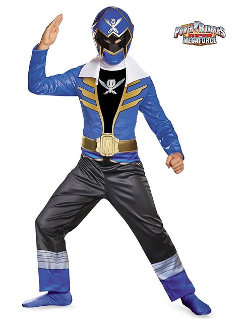 Blue Ranger Super Mega Classic Child Costume | Boy costumes, Power ...