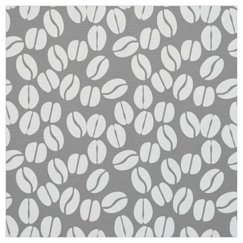 coffee beans pattern fabric | Zazzle