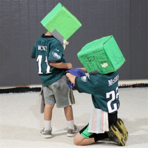 How To Make Easy DIY Cardboard Football Helmets For Kids – Honestly Modern