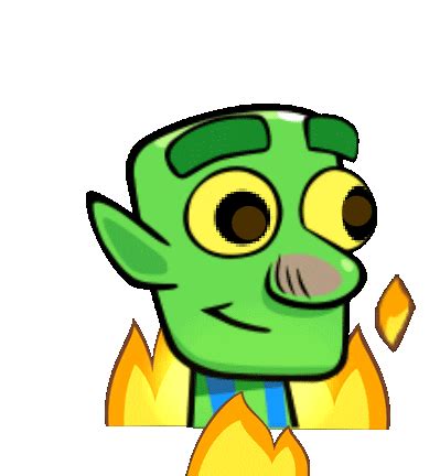 Goblin Clash Royale Sticker - Goblin Clash Royale This Is Fine - Discover & Share GIFs Emoji ...