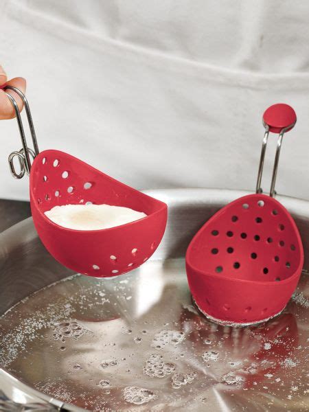 Cuisipro Silicone Egg Poacher - Set of 2 Baskets | Solutions