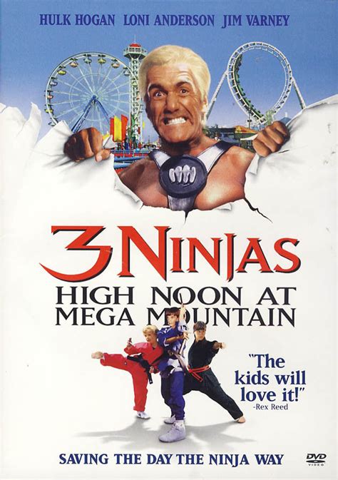 3 Ninjas High Noon at Mega Mountain (Hulk Hogan cover) on DVD Movie