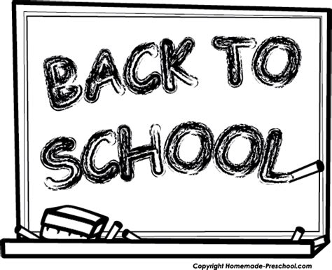 Free Back To School Clipart Png Free Stock School Clipart Black And | Images and Photos finder