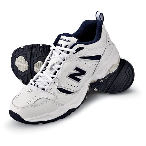 Men's New Balance® 602 Athletic Shoes, White / Navy - 125540, Running Shoes & Sneakers at ...