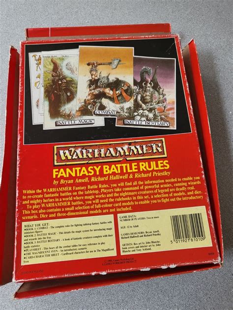 Warhammer Fantasy Battles Rules 1984 Combat & Bestiary & Magic Books ...