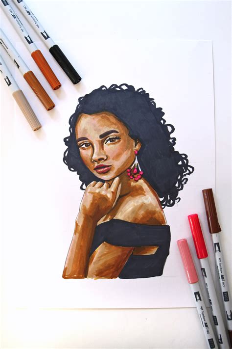 Introduction to Portrait Art Using The Grid Drawing Method - Tombow USA Blog