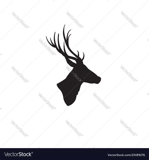 Deer Profile Silhouette