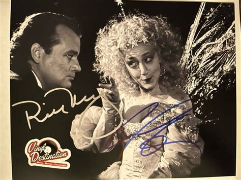 Scrooged - Cast Signed 8 x 10 Photo Bill Murray & Carol Kane – Vinyl Destination Arizona