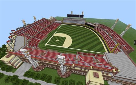 Baseball Stadium (MCPE) #stadiumchallenge | Minecraft Amino