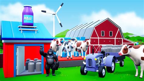 Cow 🐮 & Sheep 🐑 Dairy Farm - Cow and Sheep Milk 🥛 Exporting | Milking ...