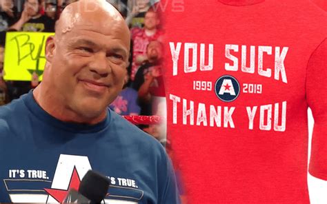 WWE Releases Kurt Angle 'You Suck/ Thank You' T-Shirt