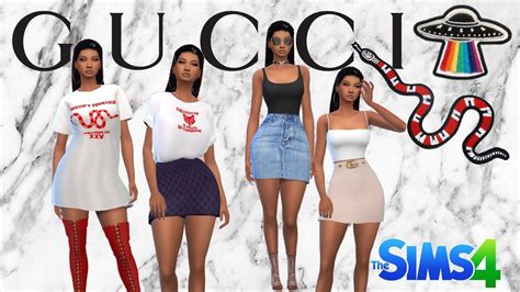 GUCCI LOOK-BOOK - THE SIMS 4 + CC LIST. - YouTube