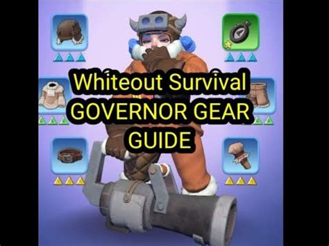 Whiteout Survival governor gear guide - YouTube