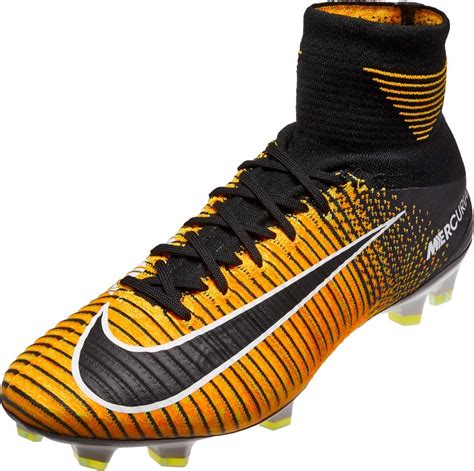 Nike Mercurial Superfly V FG Soccer Cleats - Laser Orange - SoccerPro.com