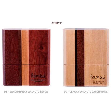 Bambu Hand-Crafted Hardwood Bb Clarinet/Soprano Saxophone Reed Case ...