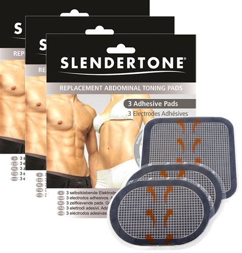 3 SETS SLENDERTONE Gel Pads Replacement For all Slendertone ab belts EXP 08/17 | eBay