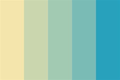 Ocean Wheat Color Palette. #colorpalettes #colorschemes #design #colorcombos Ocean Color Palette ...