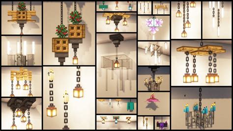 Minecraft: 40 Ceiling Light Design Ideas | Minecraft decorations ...