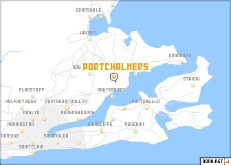 Port Chalmers (New Zealand) map - nona.net