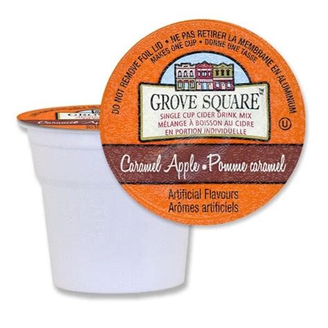 Grove Square Caramel Hot Apple Cider Single Serve k-Cups for Keurig ...