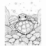 Beautiful Cute Turtle Coloring Pages 22788671 Vector Art At Vecteezy sketch template
