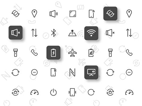 Android status bar icons by Widyatmoko on Dribbble