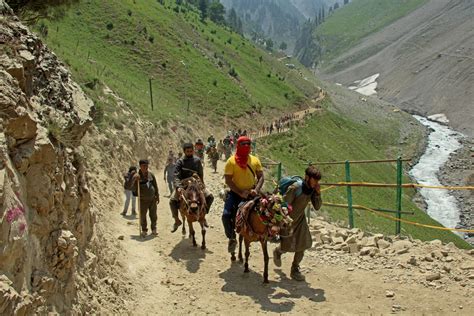 In pics: Thousands of pilgrims visit Amarnath Cave Temple