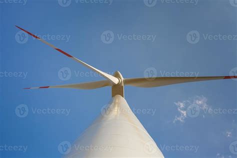 Propeller of wind turbine in the frame. 1242424 Stock Photo at Vecteezy