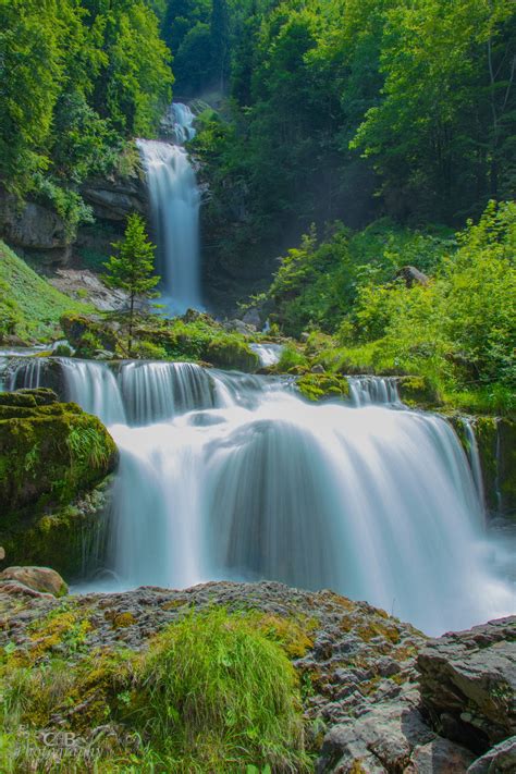 Giessbach Falls - One of the most stunning waterfall in Switzerland located at the lake Brienz ...