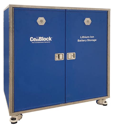 CellBlock Battery Storage Cabinets - Store lithium-ion batteries safely