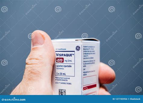 Doctor Holding Visipaque Iodixanol Editorial Photo - Image of molecular, holding: 127745956