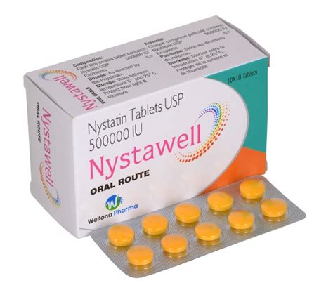 Nystatin Oral Tablets 500,000 IU Tablets Manufacturer & Supplier