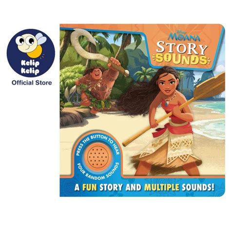 Disney Princess Moana Sound Book for Kids with Fun Bedtime Story & Multiple Sounds | Lazada