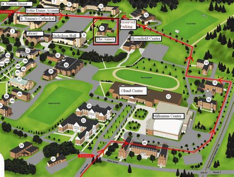 Saint Francis University Campus Map - Map