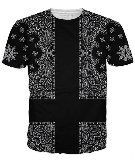 Black Bandana T-Shirt | Shirts, Clothes, Casual t shirts