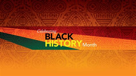 Download Orange With Ethnic Print Black History Month Background ...