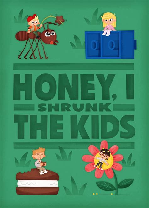 'Honey, I shrunk the kids' Film Poster i made for Silver Screen Society ...