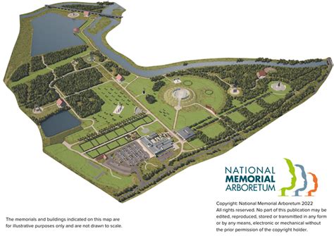 Map of the Arboretum | Visit Us | National Memorial Arboretum