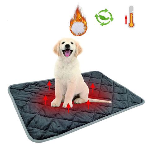 Large Heated Dog Heating Pad Cat Shape per Mat Pads for The Bed Cat ...