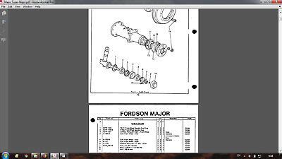 Fordson Major Fordson Super Major parts catalog in PDF format | eBay