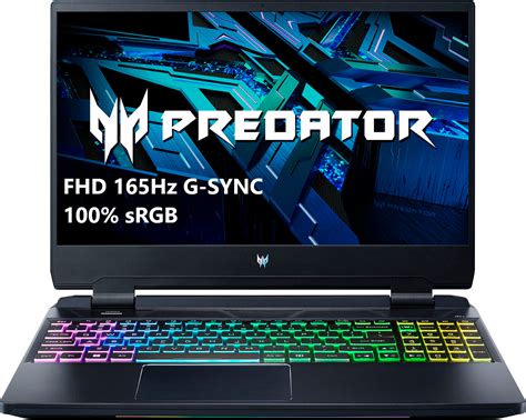 Acer Predator Helios 300 15.6" FHD 165Hz Gaming Laptop Intel Core i7 ...