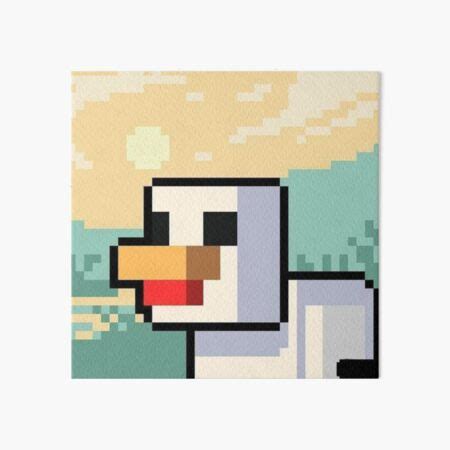 "chicken minecraft" Art Board Printundefined by MinecraftShop | Redbubble