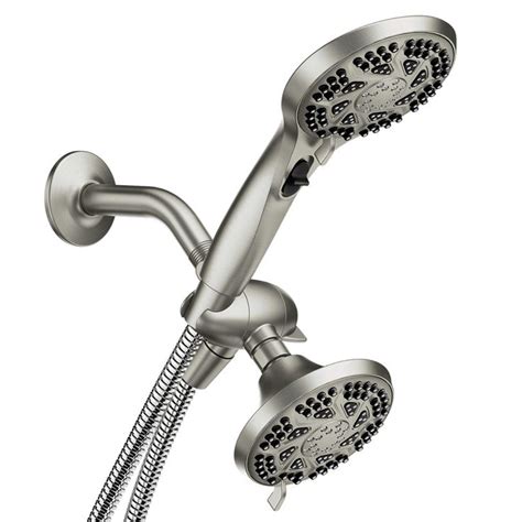 Moen® Impulse™ Showerhead Combo in Brushed Nickel (With images) | Handheld shower head, Shower heads