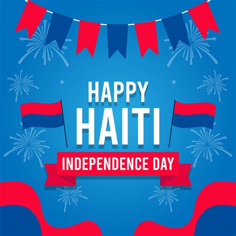 Happy Haiti Independence Day illustration vector background. Vector eps 10 31714449 Vector Art ...