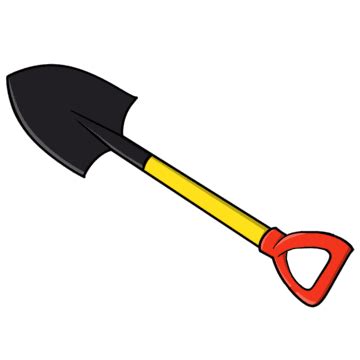 Shovel PNG Image, Yellow Hand Shovel, Shovel Clipart, Tools, Shovel PNG Image For Free Download