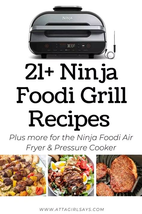 Ninja Foodi Grill Recipes For Every Day of the Week | Grilling recipes ...