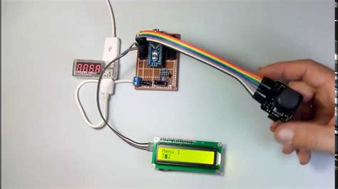 Arduino joystick lcd menu solved - YouTube